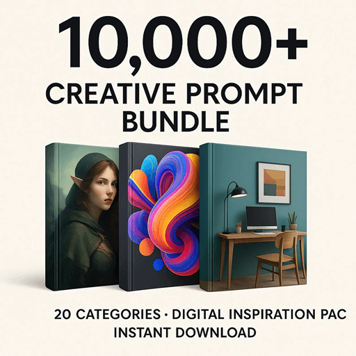 10,000+ Creative AI Prompt Bundle - AI Prompts Market