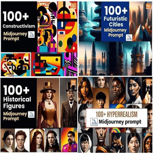 22,000 Midjourney AI Image Prompts for Creative Inspiration